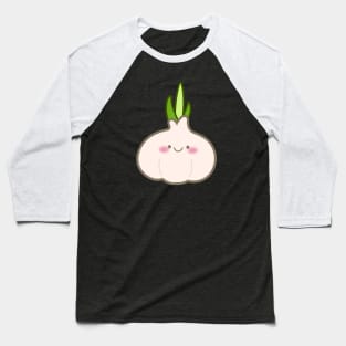 Kawaii Cute Garlic Baseball T-Shirt